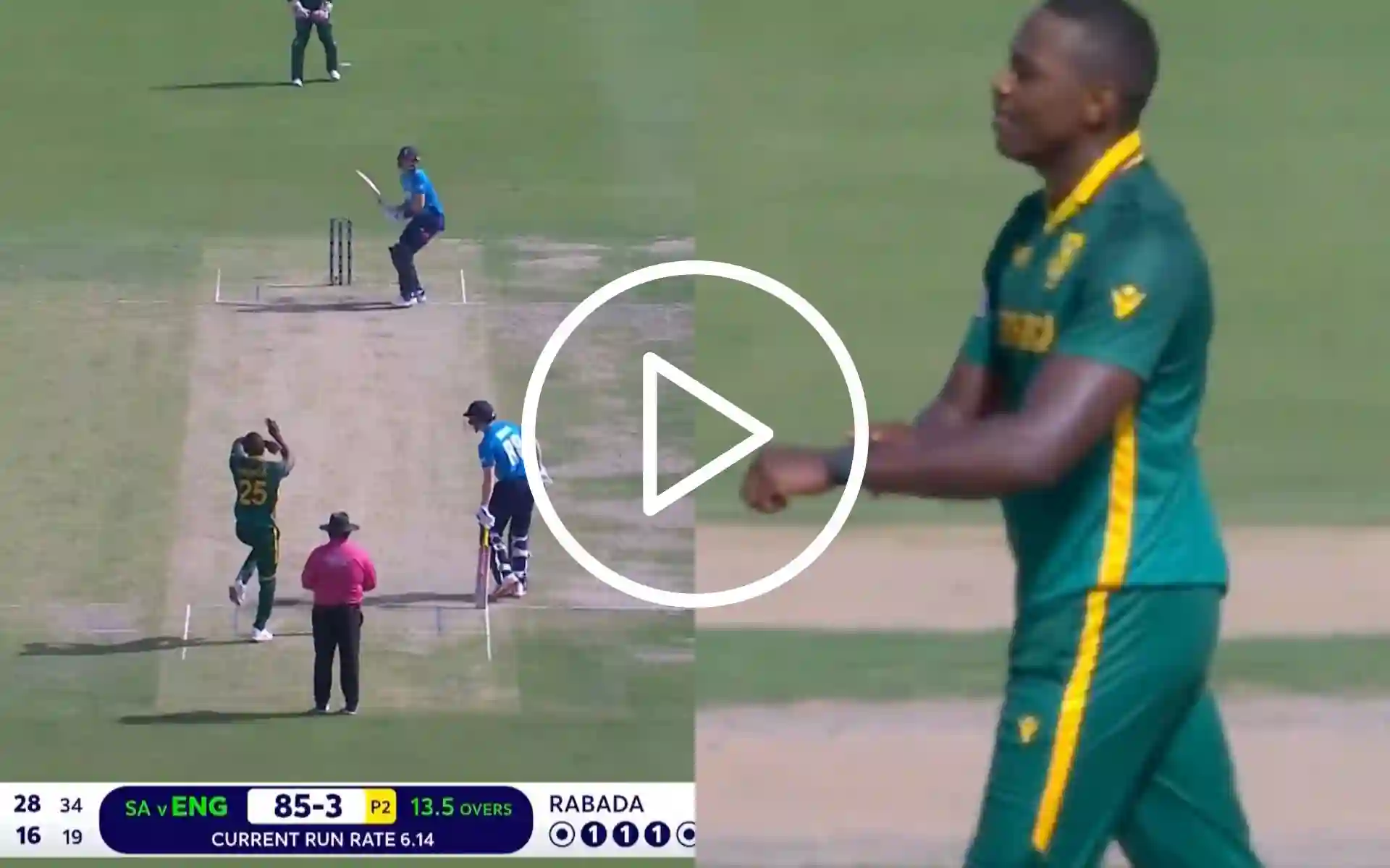 [Watch] Livid Rabada Signals At Timer As Joe Root Frustrates Him With Frequent Pull-Outs